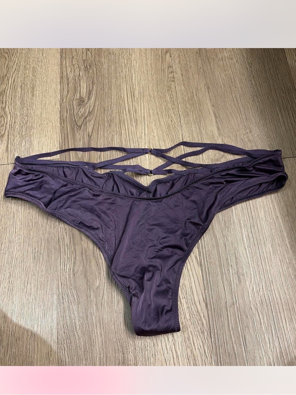 Victoria’s Secret Strappy Back Thong Size Large